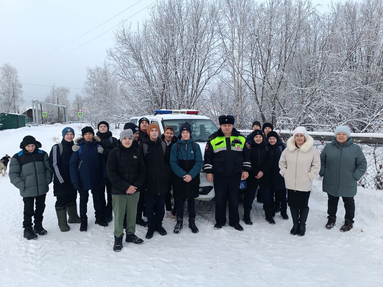 Эксукурсия в местное отделение полиции..